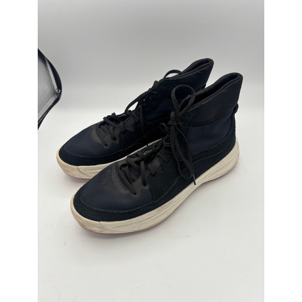 Sorel ONA RMX Glacy Sneakers Womens 11 Black High Top Suede NL4856-010 Shoe‎